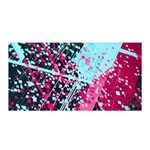 Colorful Splashes Grunge, Abstract Art Satin Wrap 35  x 70 