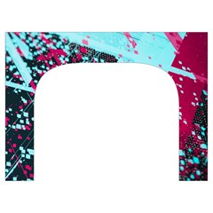 Colorful Splashes Grunge, Abstract Art Toiletries Pouch from ArtsNow.com Front