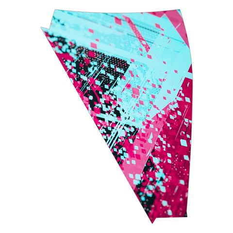 Colorful Splashes Grunge, Abstract Art Midi Wrap Pencil Skirt from ArtsNow.com Front Left