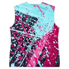 Colorful Splashes Grunge, Abstract Art Women s Button Up Vest from ArtsNow.com Back