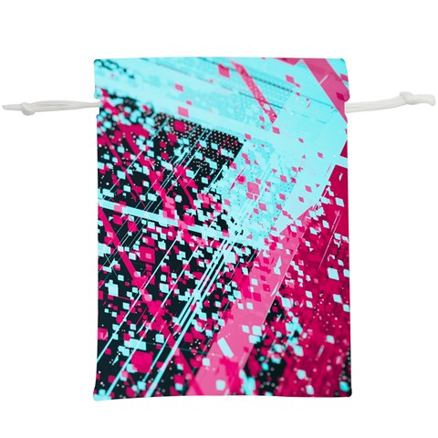 Colorful Splashes Grunge, Abstract Art Lightweight Drawstring Pouch (XL) from ArtsNow.com Front