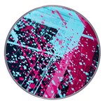 Colorful Splashes Grunge, Abstract Art Wireless Fast Charger(White)