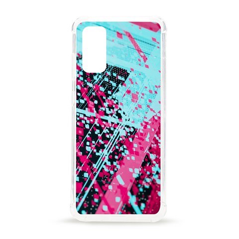 Colorful Splashes Grunge, Abstract Art Samsung Galaxy S20 6.2 Inch TPU UV Case from ArtsNow.com Front