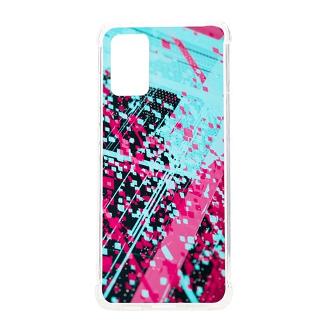 Colorful Splashes Grunge, Abstract Art Samsung Galaxy S20 Plus 6.7 Inch TPU UV Case from ArtsNow.com Front