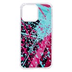 Colorful Splashes Grunge, Abstract Art iPhone 14 Pro Max TPU UV Print Case