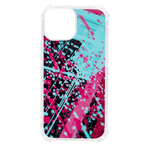 Colorful Splashes Grunge, Abstract Art iPhone 13 mini TPU UV Print Case from ArtsNow.com Front