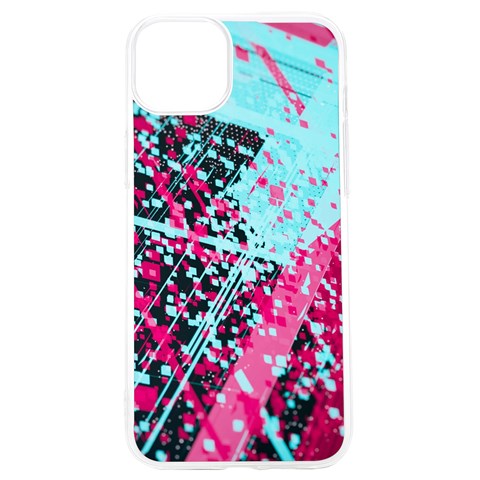 Colorful Splashes Grunge, Abstract Art iPhone 15 Pro TPU UV Print Case from ArtsNow.com Front