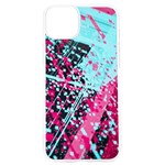 Colorful Splashes Grunge, Abstract Art iPhone 15 Pro TPU UV Print Case