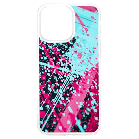 Colorful Splashes Grunge, Abstract Art iPhone 15 Pro Max TPU UV Print Case from ArtsNow.com Front