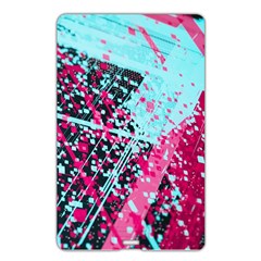 Colorful Splashes Grunge, Abstract Art Name Card Style USB Flash Drive from ArtsNow.com Back