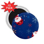 Feliz Natal, Santa, Merry Christmas 2.25  Magnets (10 pack) 