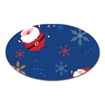 Feliz Natal, Santa, Merry Christmas Oval Magnet