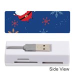 Feliz Natal, Santa, Merry Christmas Memory Card Reader (Stick)