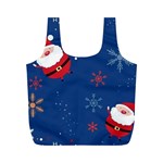 Feliz Natal, Santa, Merry Christmas Full Print Recycle Bag (M)