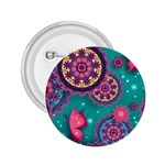 Floral Pattern, Abstract, Colorful, Flow 2.25  Buttons