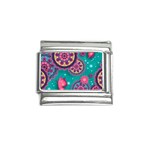 Floral Pattern, Abstract, Colorful, Flow Italian Charm (9mm)