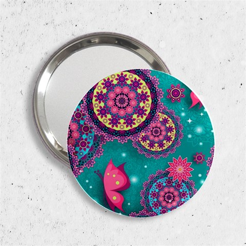 Floral Pattern, Abstract, Colorful, Flow 2.25  Handbag Mirrors from ArtsNow.com Front