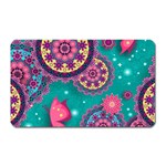 Floral Pattern, Abstract, Colorful, Flow Magnet (Rectangular)