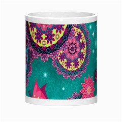 Floral Pattern, Abstract, Colorful, Flow Morph Mug from ArtsNow.com Center