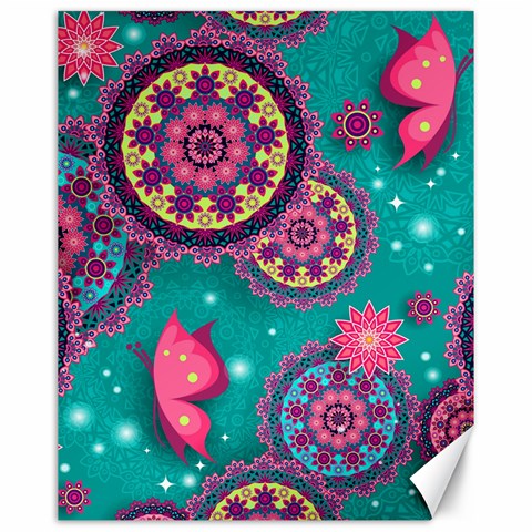 Floral Pattern, Abstract, Colorful, Flow Canvas 16  x 20  from ArtsNow.com 15.75 x19.29  Canvas - 1