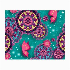 Floral Pattern, Abstract, Colorful, Flow Small Glasses Cloth (2 Sides) from ArtsNow.com Front