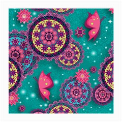 Floral Pattern, Abstract, Colorful, Flow Medium Glasses Cloth (2 Sides) from ArtsNow.com Front