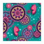 Floral Pattern, Abstract, Colorful, Flow Medium Glasses Cloth (2 Sides)