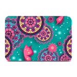 Floral Pattern, Abstract, Colorful, Flow Plate Mats