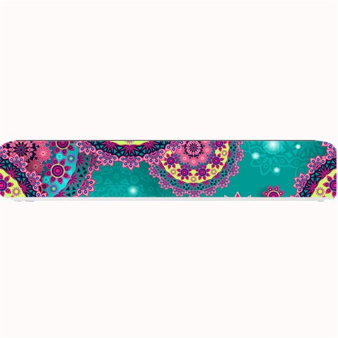 Floral Pattern, Abstract, Colorful, Flow Small Bar Mat from ArtsNow.com 24 x4  Bar Mat