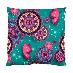 Floral Pattern, Abstract, Colorful, Flow Standard Cushion Case (Two Sides) from ArtsNow.com Front