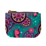 Floral Pattern, Abstract, Colorful, Flow Mini Coin Purse