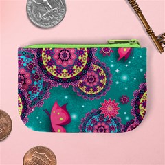 Floral Pattern, Abstract, Colorful, Flow Mini Coin Purse from ArtsNow.com Back