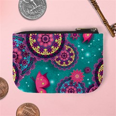 Floral Pattern, Abstract, Colorful, Flow Mini Coin Purse from ArtsNow.com Back