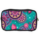 Floral Pattern, Abstract, Colorful, Flow Toiletries Bag (One Side)