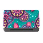 Floral Pattern, Abstract, Colorful, Flow Memory Card Reader with CF