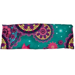 Floral Pattern, Abstract, Colorful, Flow Body Pillow Case Dakimakura (Two Sides) from ArtsNow.com Front