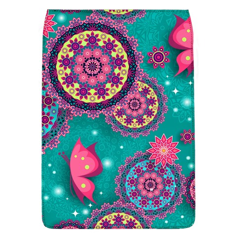 Floral Pattern, Abstract, Colorful, Flow Removable Flap Cover (L) from ArtsNow.com Front