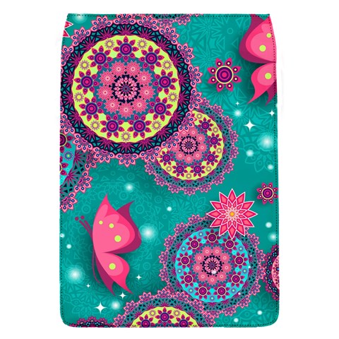 Floral Pattern, Abstract, Colorful, Flow Removable Flap Cover (S) from ArtsNow.com Front