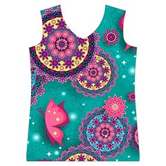 Floral Pattern, Abstract, Colorful, Flow Women s Basketball Tank Top from ArtsNow.com Front