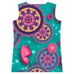 Floral Pattern, Abstract, Colorful, Flow Women s Basketball Tank Top from ArtsNow.com Back