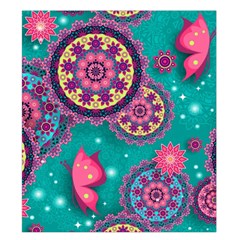 Floral Pattern, Abstract, Colorful, Flow Duvet Cover Double Side (King Size) from ArtsNow.com Front