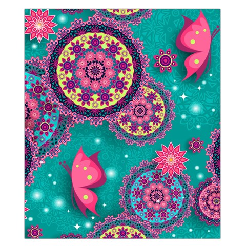 Floral Pattern, Abstract, Colorful, Flow Duvet Cover Double Side (California King Size) from ArtsNow.com Front