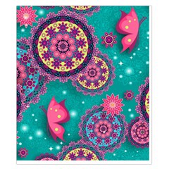 Floral Pattern, Abstract, Colorful, Flow Duvet Cover Double Side (California King Size) from ArtsNow.com Front