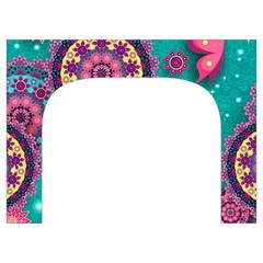 Floral Pattern, Abstract, Colorful, Flow Toiletries Pouch from ArtsNow.com Front