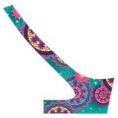 Floral Pattern, Abstract, Colorful, Flow Cross Back Hipster Bikini Set from ArtsNow.com Back Right