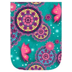 Floral Pattern, Abstract, Colorful, Flow Waist Pouch (Small) from ArtsNow.com Front Pocket