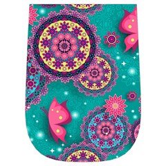 Floral Pattern, Abstract, Colorful, Flow Wristlet Pouch Bag (Small) from ArtsNow.com Right Side