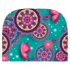 Floral Pattern, Abstract, Colorful, Flow Make Up Case (Small) from ArtsNow.com Front