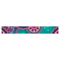 Floral Pattern, Abstract, Colorful, Flow Make Up Case (Small) from ArtsNow.com Zipper Tape Front