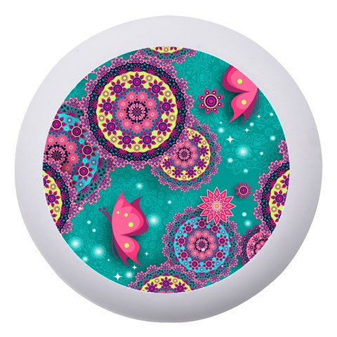 Floral Pattern, Abstract, Colorful, Flow Dento Box with Mirror from ArtsNow.com Front